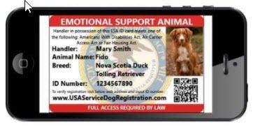 Emotional Support Animal Deluxe Registration Package - Image 5