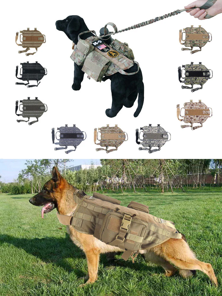 Heavy Duty Tactical Dog Vest & Leash - Image 6